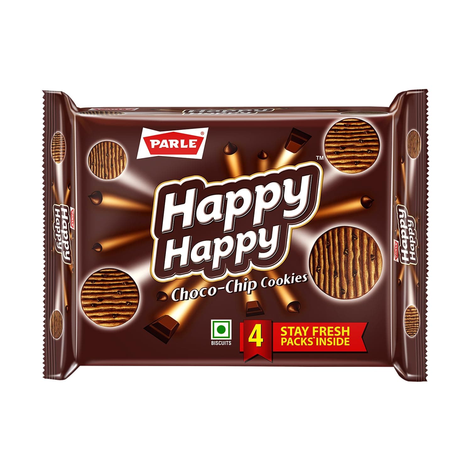 Parle Original Happy Choco Chip Happy Cookies, 396 Grams