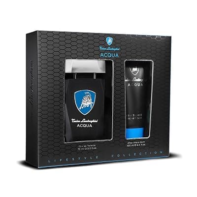 Lamborghini ACQUA Gift Set with Eau De Toilette 75ML + After Shave Balm 100ml | Combo Products