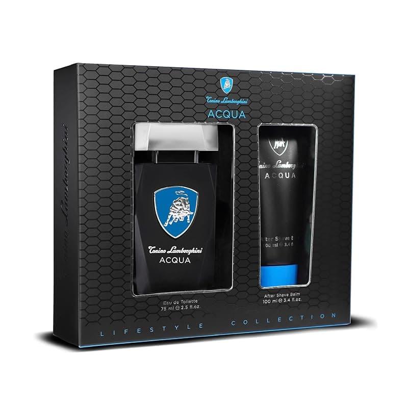 Lamborghini ACQUA Gift Set with Eau De Toilette 75ML + After Shave Balm 100ml | Combo Products
