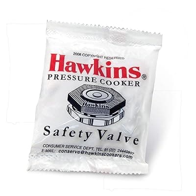 Hawkins Aluminium Safety Valve For All Hawkins Pressure Cookers From 1.5 Litre To 14 Litre, Black, Standard (BP SV), 14 Liter