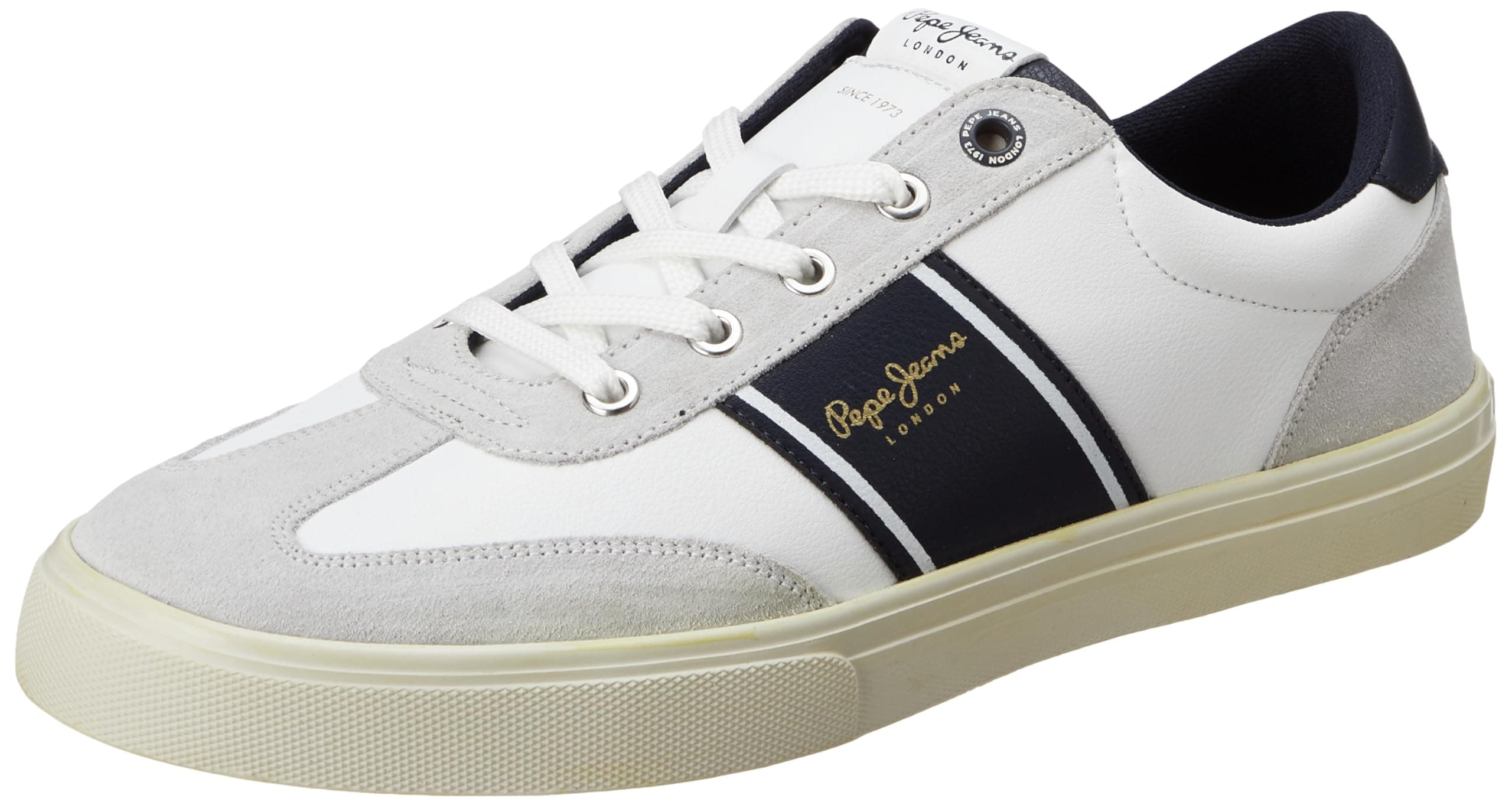 PEPE JEANS Mens Low-Cut Anti-Skid Cupsole Sneakers