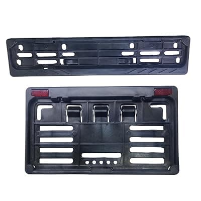 Aksmit Bike Number Plate Plastic Frame or Holder for Hight Security Number Plate for Bike | IND Number Plate Frame (Standard Size for All Bikes)