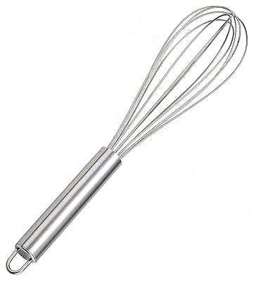 Kuber Industries Hand Blender for Kitchen|Stainless Steel Coffee Beater|Egg Mixer|Whisker Latte Maker 15 Cm (Silver)