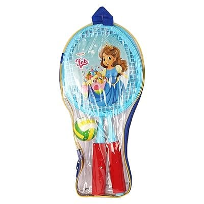 Asian Fab Racket 2 Racket 1 Ball - Badminton Kit - (Multicolor)