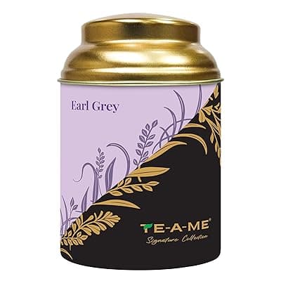 TE-A-ME Earl Grey Tea Tin 50 Grams | Black Tea | Earl Grey Tea | Christmas Gift | New Year Gift