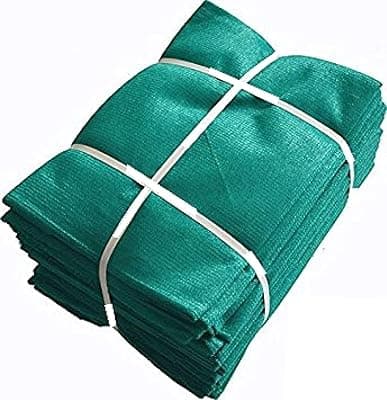 Heavy Duty Green Shade Net – UV Protected & Weatherproof | 50% Sunblock for Terrace, Garden, Balcony & Greenhouse 5X15FT