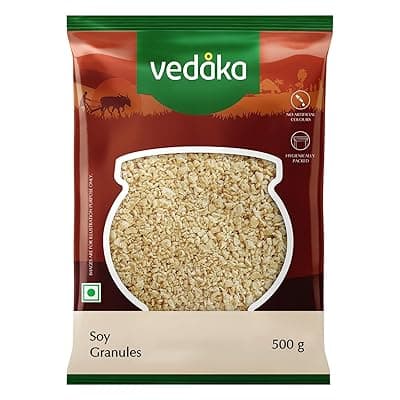 Amazon Brand - Vedaka Soy Granules, 500 g