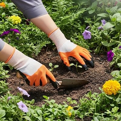 Garden Gloves – Durable, Reusable and Breathable Gloves with Protective Claws for Gardening(GTK)