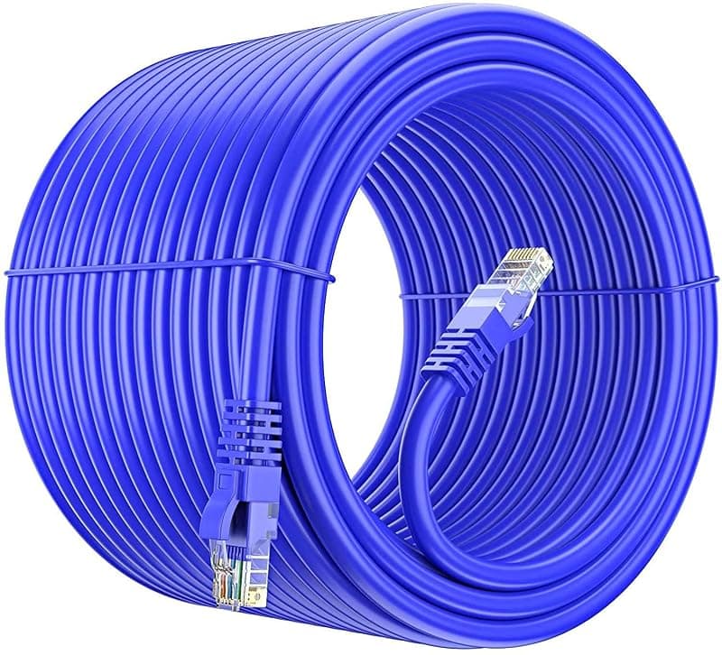 Cat6 Ethernet Cable 1.5M (4.9FT) – High Speed 1Gbps LAN Cable, 550MHz UTP RJ45 Patch Cable – Internet Network Wire for Modem, Router, PC, Laptop, Switch (Grey)