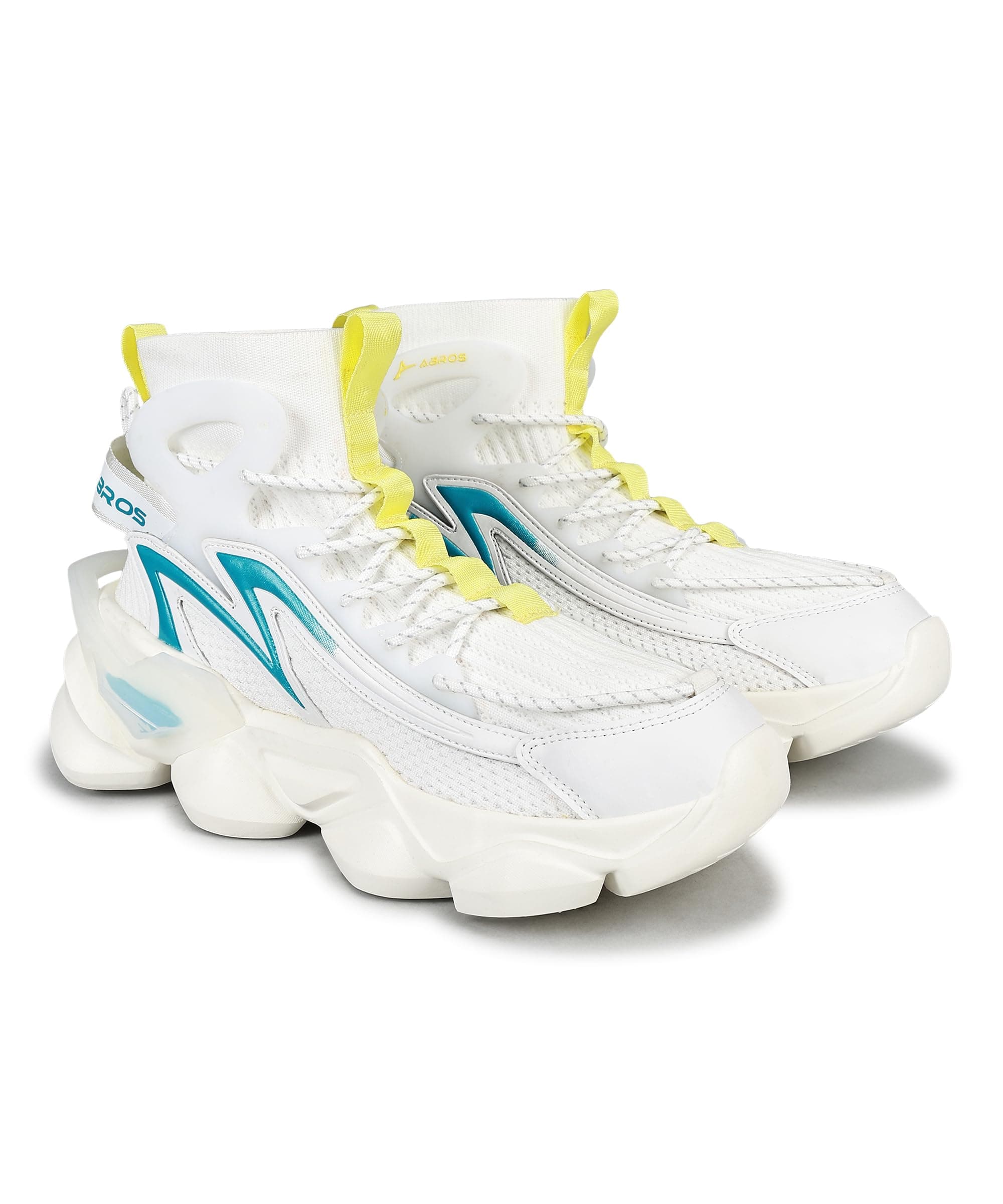 ABROS YAMA-O Chunky Sole High-Top Sneakers for Mens