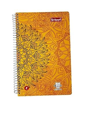 NEELGAGAN Spiral Notebook No. 66, 80 Pages, (14.5cm x 22.5cm) (Pack of 5)