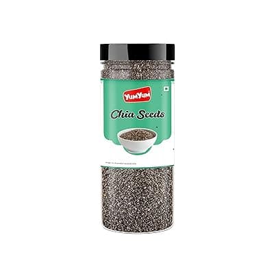 Yum Yum Pure Chia Seeds, 200g, Rich in Calcium & Protein, Source of Iron