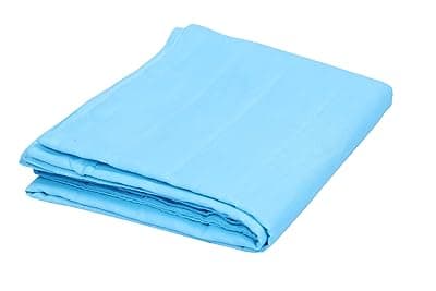Glus Cotton Sheets For Babies (M, Blue) (224.0mm L X 20.0mm W)