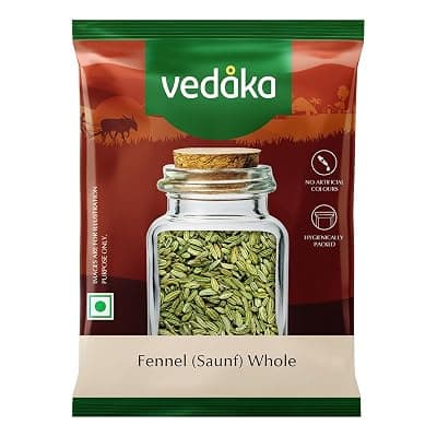 Amazon Brand - Vedaka Fennel Whole | 100 G | Saunf