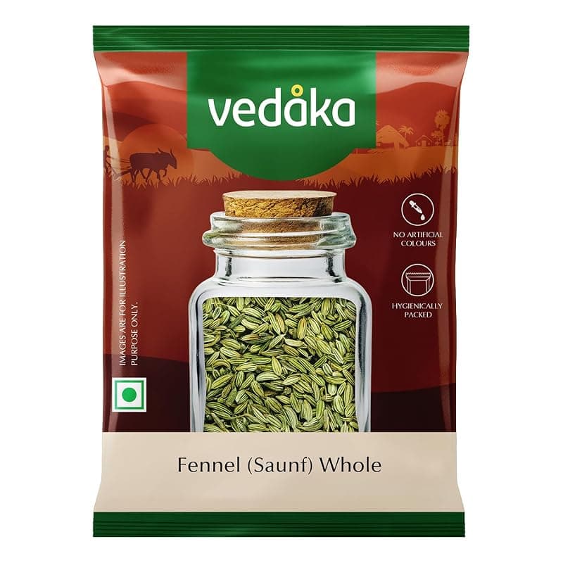 Amazon Brand - Vedaka Fennel Whole | 100 G | Saunf