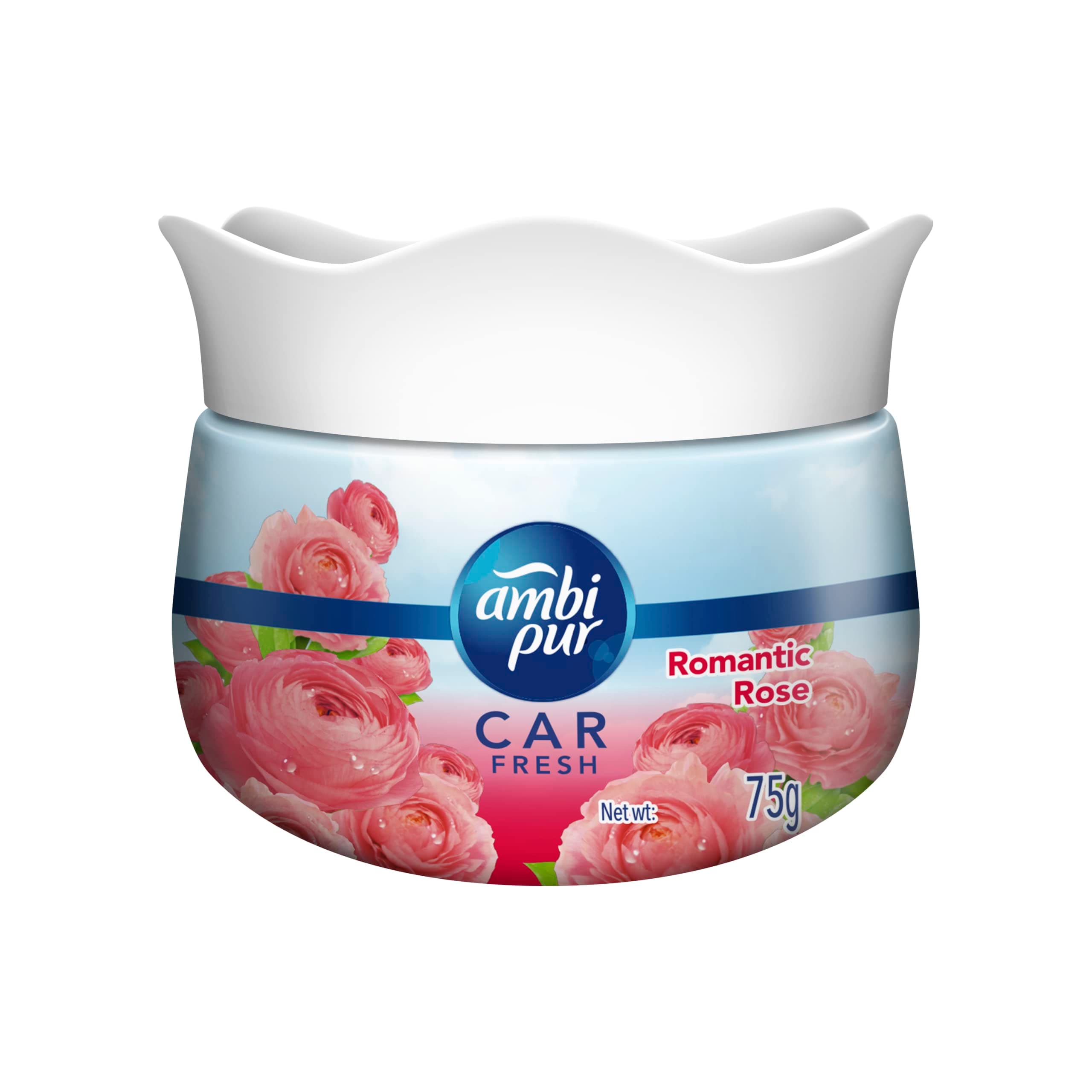Ambi Pur Car Freshener Gel, Romantic Rose, 75 g