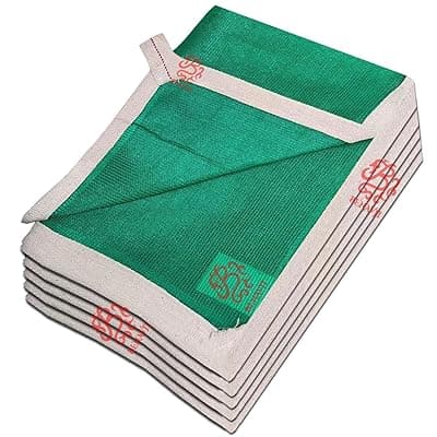 BENAVJI High Density Multipurpose Niwar Shade Net Green Sun Shade Sail Square Canopy for Balcony & Garden 75% Protection from Sun & UV Rays 10X4 FEET