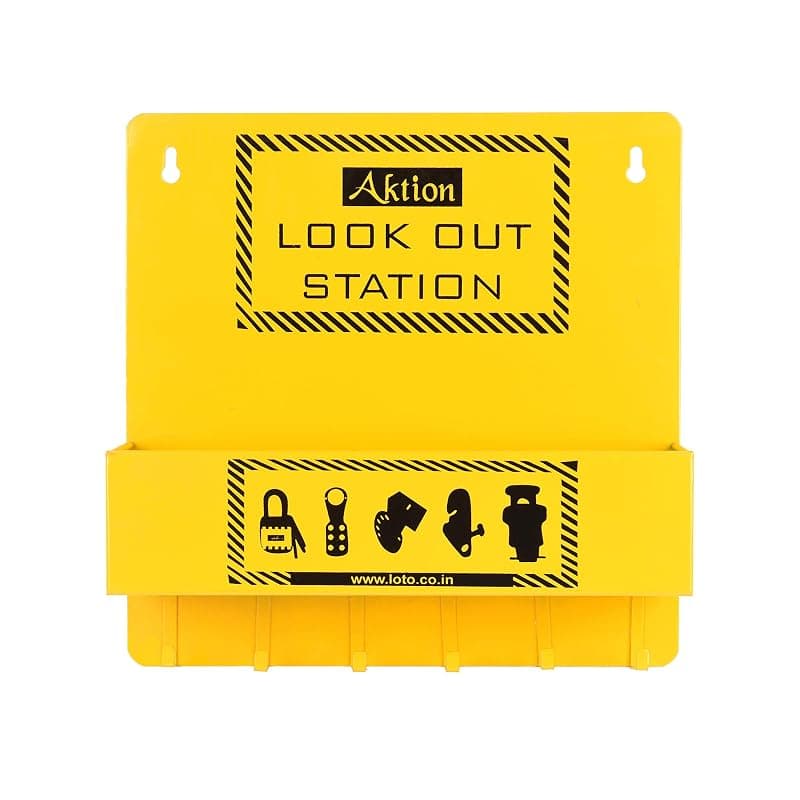 Group Lockout Box AK-GLS-116 - Size 10 x 6 x 4 inch, Yellow (Pack of 1)