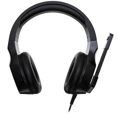 Acer NHW820 Nitro Wired Gaming Over The Ear Headset | Ligtweight, Comfortable for Prolonged Gaming, Excellent Sound &amp; Vocal Quality I Flexible 6” Boom and Omnidirectional Mic I 3.5 mm Connectivity