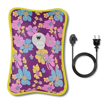 Ross Electric Hot Water Bag &amp; Heating Pad | Rechargeable Gel Hot Bag for Pain Relief, Back Pain, Cramps, Muscle Aches &amp; Winter Warmth | Fast Heating, No Water Filling Needed, Soft Fabric | Men &amp; Women