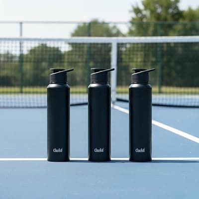 Clazkit Amaze Sporty Stainless Steel Black Matte Finish Water Bottle Set of 3|ISI Certified Leakproof,Rust-Free,BPA-Free,Durable for Fridge,Sports, Gym, Yoga & Office – Easy to Clean & Reusable-1000ml
