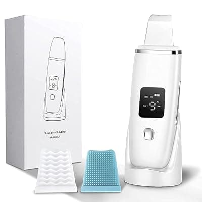 Veentus Ultrasonic Blackhead Removal Machine | Facial Skin Scrubber – Deep Cleansing, Lifting, Moisturizing Shovel Black Head Remover Tool, Comedone and Pore Cleaning Machine (Multicolor)