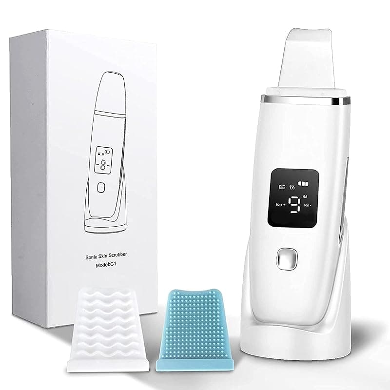 Veentus Ultrasonic Blackhead Removal Machine | Facial Skin Scrubber – Deep Cleansing, Lifting, Moisturizing Shovel Black Head Remover Tool, Comedone and Pore Cleaning Machine (Multicolor)