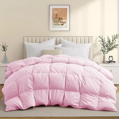 BEDDY FUSION Heavy Winter 600 GSM Comforter Single Size (60"X90") - 600 GSM Microfiber Super Soft Fluffy for Winter Comforter/Rajai/Duvet/Blanket Single Size - Baby Pink Color