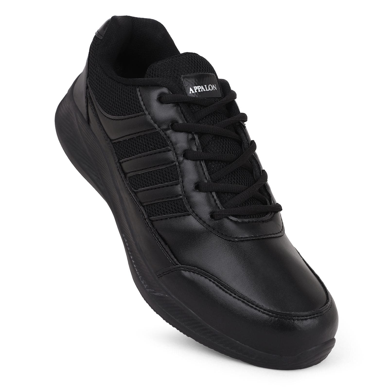 Appalon School Shoes Kids/Adults Uniform Shoe NKV | EVA Sole and Remixe Upper Shoes For Girl & Boy Stylish | Sports/Casual Shoes For Boys, Girls | Classic Lace-Up Comfort and Durability | All Day Comfortable