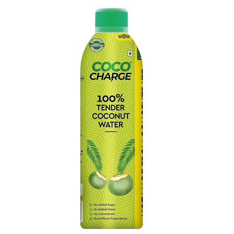 Wow! Coco Charge Cococharge Tender Coconut Water Refreshing & Hydrating Drink,1000 Ml (Pack Of 1)