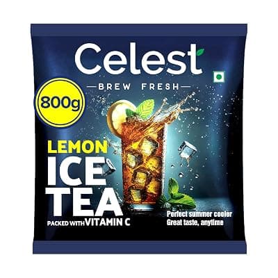 Celest Instant Lemon Iced Tea Pouch | Ice Tea Powder | Iced Tea | Lemon Tea Powder - 800g