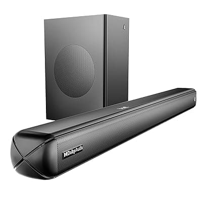 boAt 2025 Launch Aavante 2.1 1600D / Orion Plus, Dolby Audio, 160W Signature Sound, 2.1CH Wired Subwoofer,Multiple Ports &amp; EQ Modes, Bluetooth Sound bar, Home Theatre Soundbar Speaker (Premium Black)
