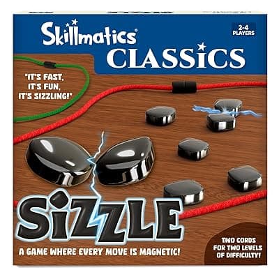 Skillmatics Sizzle - Classic Magnetic Attraction Toy, Strategy &amp; Travel Game, Magnetic Toys &amp; Games, Fun for Family Game Nights, Gifts for Teens &amp; Adults Ages 15+, 2-4 Players