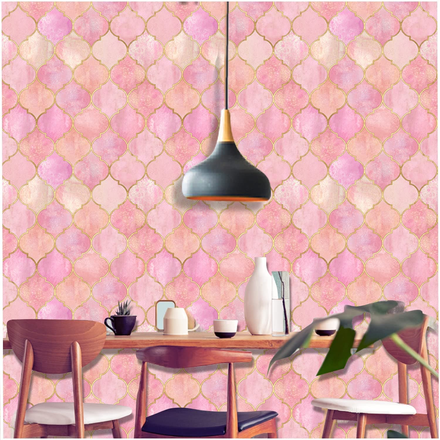 PAPER PLANE DESIGN Wallpaper Self Adhesive Water Proof All Weather Design 50 ((30 Square FEET(16 INCH X 90 INCH X 3 ROLL)))