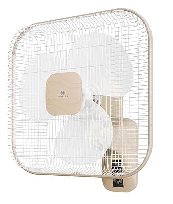 Havells Aindrila Premium 400mm Wall Fan|Stylish High Speed Fan| 3 Speed Settings| Silent Operation|Aerodynamic Design | Ideal for Bedrooms, Offices &amp; Living Spaces| 2-Year Warranty| (Dusty Rose White)