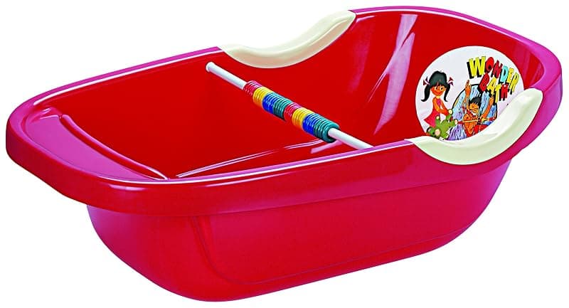 Cello Portable Plastic Baby Bath Tub, Pink
