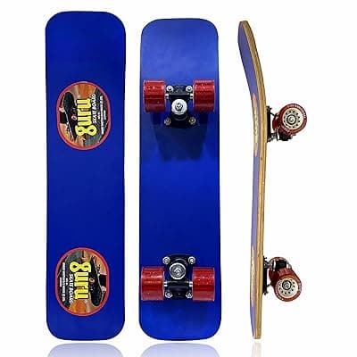 GURU Skateboard, Wooden Non-Slip Skateboard for Kids, Adult, Casterboard/Skate Board/Hoverboard/Longboard for Beginners, Learners, Training Purpose for All Age Group