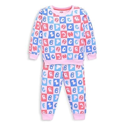 LuvLap Baby Boys Full Sleeve Sweatshirt &amp; Pyjama Set Pack of 1
