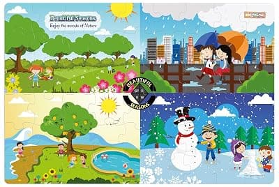 Zigyasaw Beautiful Seasons Premium Giant Floor Puzzle Game | Creative Challenging Educational Puzzles for Kids(Above 3 Years)