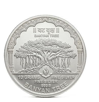 Banyan Tree Silver Coin, 10 Gram