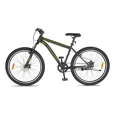 Lifelong LLBC2702 Falcon 27.5T with Disc Brake and Suspension BMX Cycle (Black) I Ideal for : Unisex Adults (Above 15 Years) I Frame Size: 18" | Ideal Height : 5 ft 6 inches| 85% Assembled