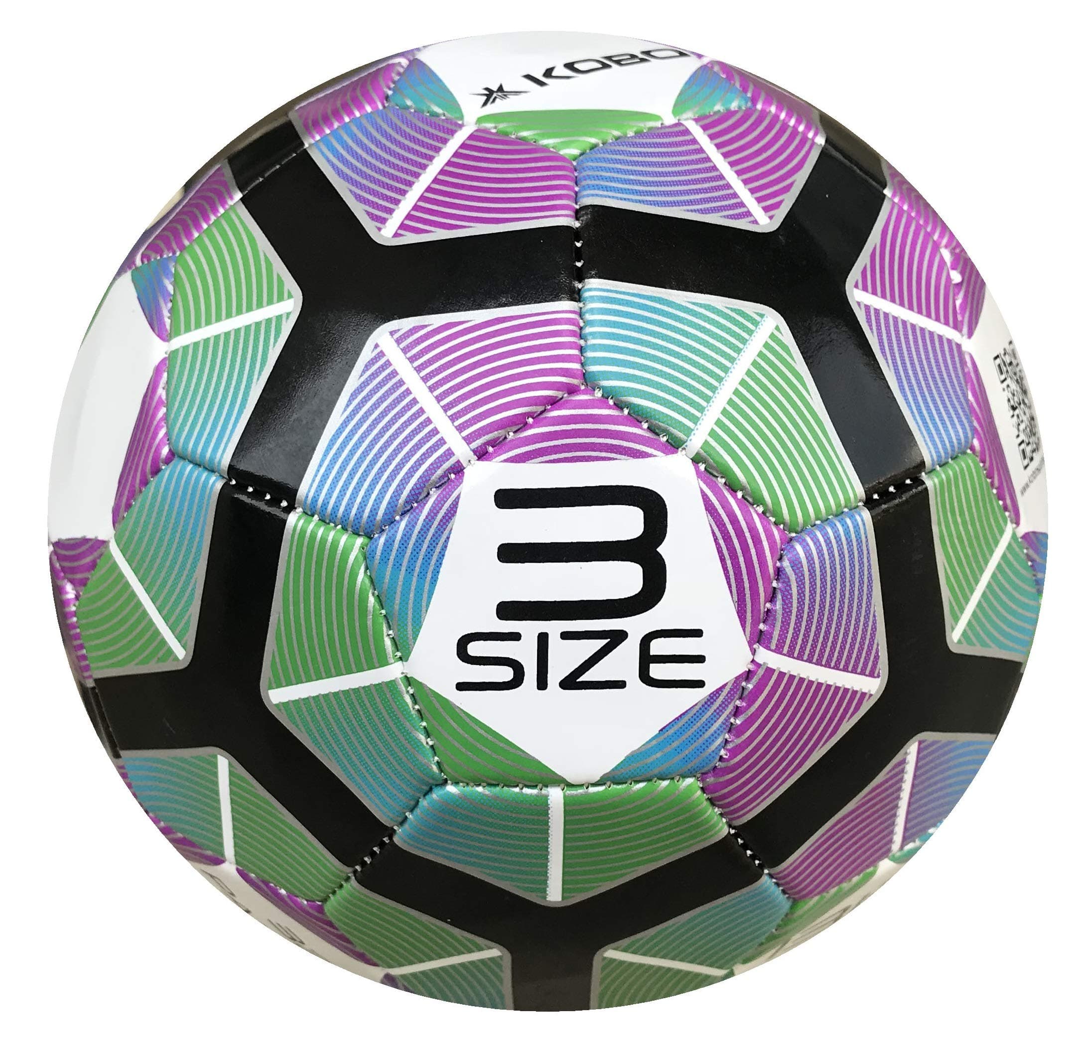 Kobo Fit Kid Machine Stitched Football Size 3 (White)