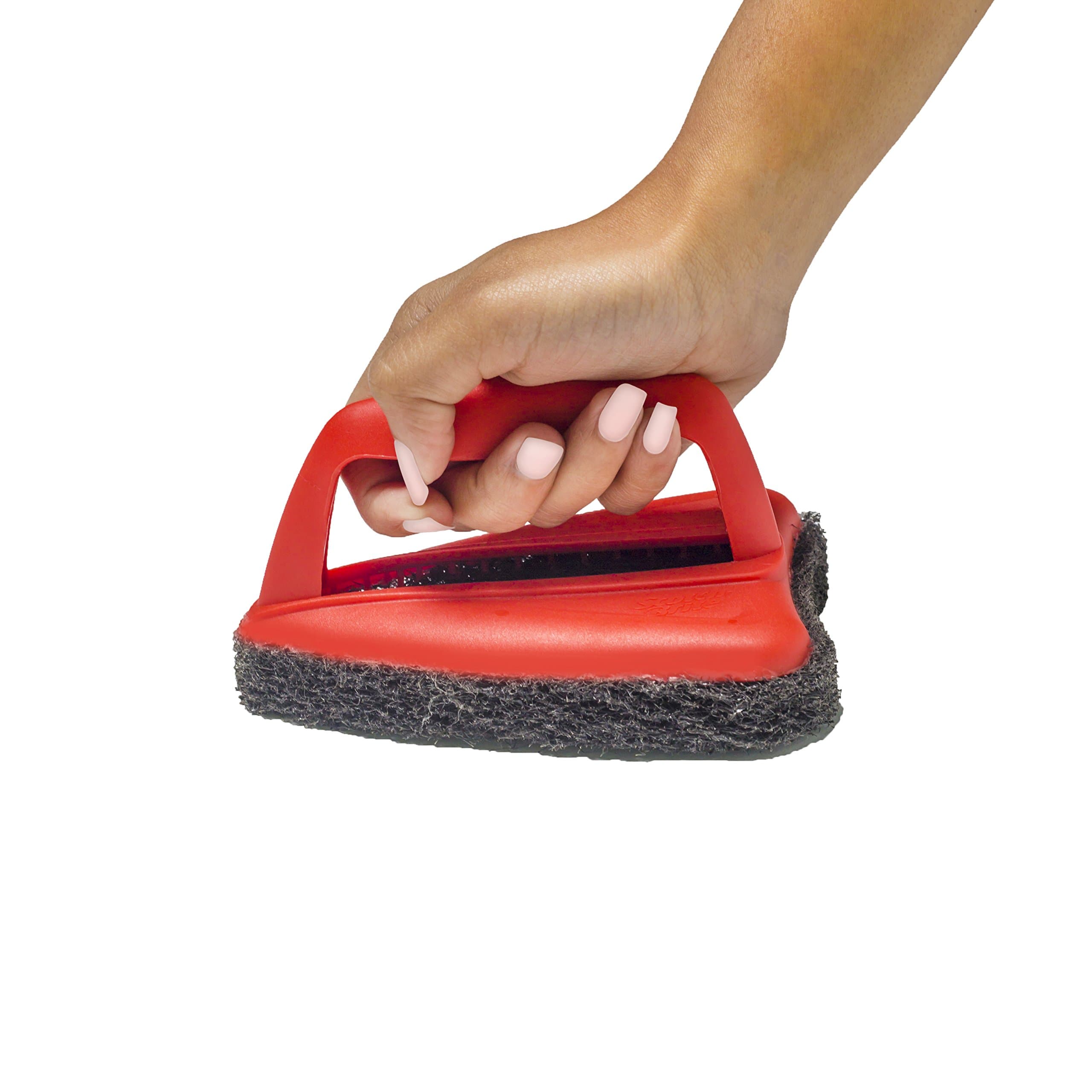 Scotch-Brite Fibre Single Sided Toilet Brush and Jet Scrubber Tough (Multicolour) (H18-6041)