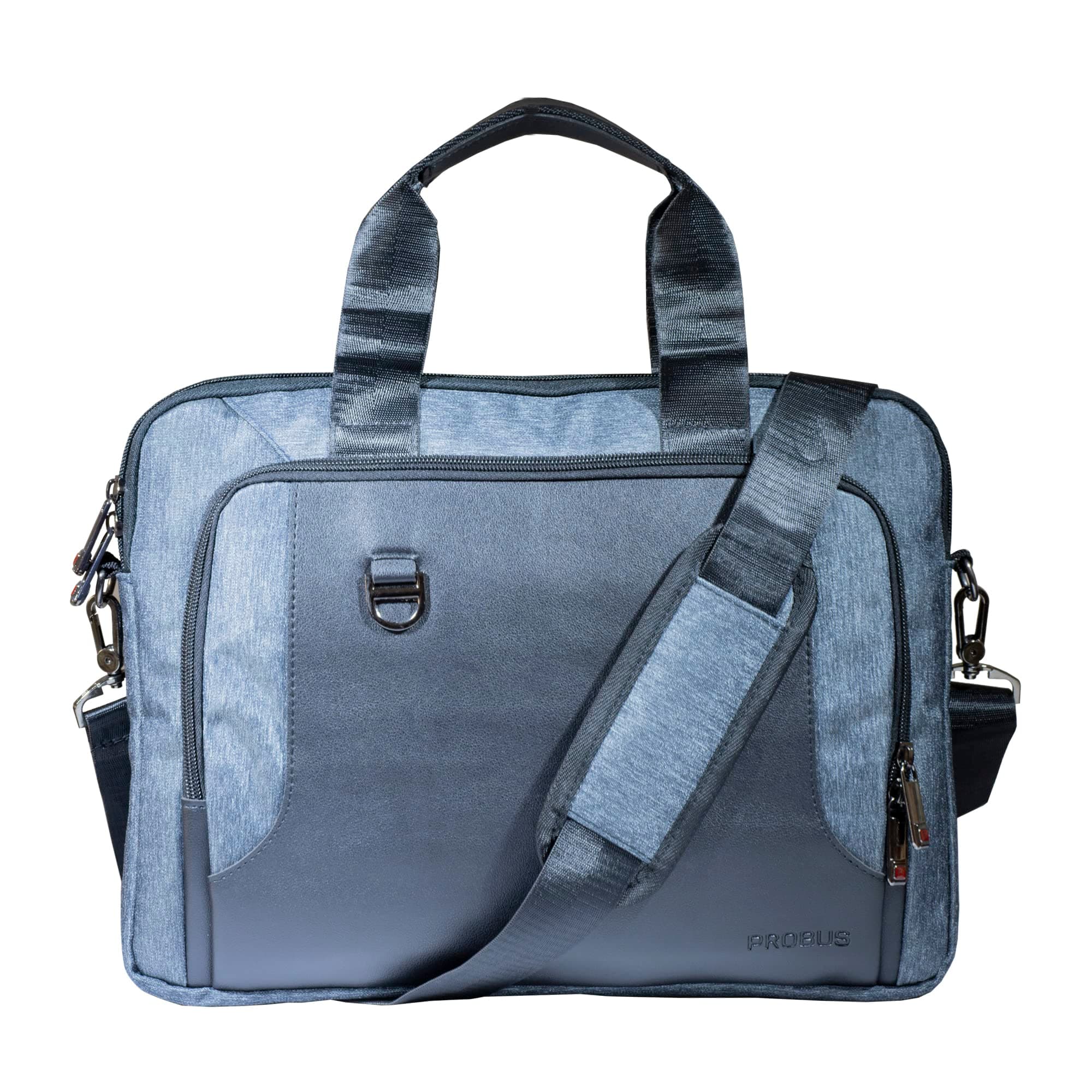 Probus Classic Slim Business Professional Travel and Commuter Bag for 13" to 15.6" Laptop
