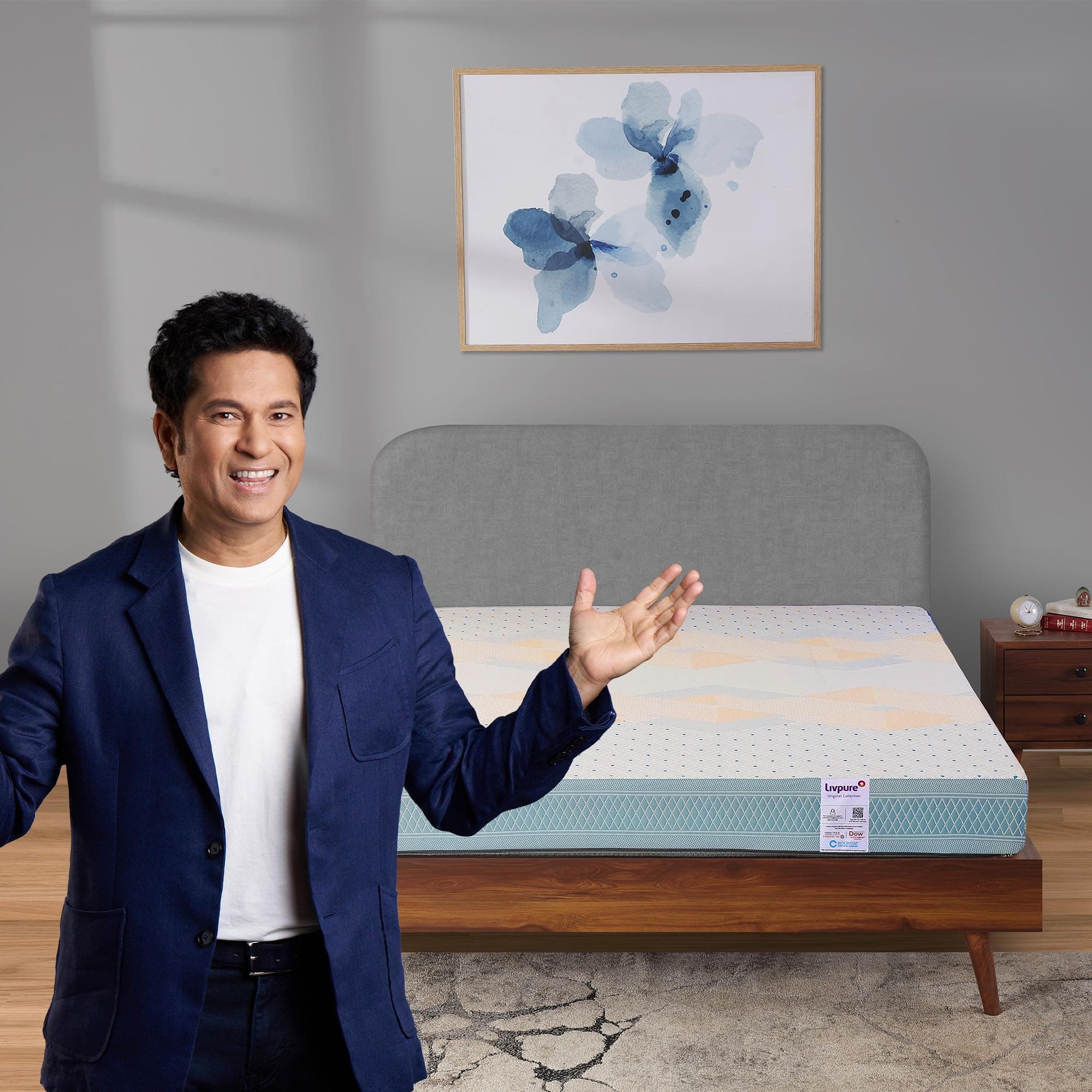 Livpure Smart Ortho DUOS-X Plus Reversible Dual-Flip HR Foam Mattress |Ortho Medium Soft & Firm 2-in-1 Comfort| High GSM Tranquil Fabric|King Bed (78x72x6) inch, Washable Cover, 5 Year Warranty