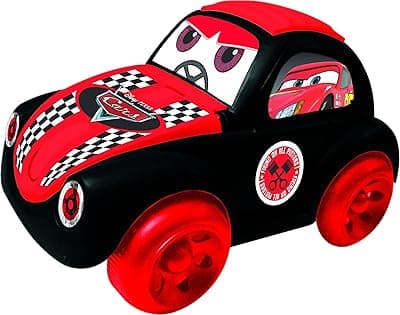 Toyzone Pull String Disney Car-71006- Infant and Pre-School Toy | Free Wheel Toy | Early Age Development Toys for Kids | Pulling Toy with Cord| Push N Pull Toy