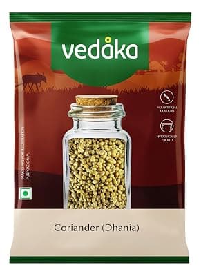 Amazon Brand - Vedaka Coriander (Dhania) whole, 500 G
