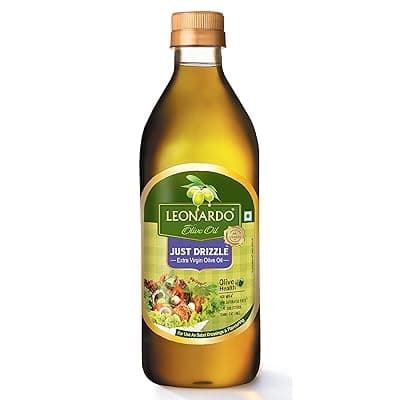 Leonardo Extra Virgin Olive Oil, 1L Bottle | Premium Cold Pressed | From Italy | Made With 150+ Years of Expertise | Cholesterol & Trans Fat-Free, Rich In Antioxidants | High MUFA | Perfect For Salads, Breads, Pizza, Pasta & Grilling.