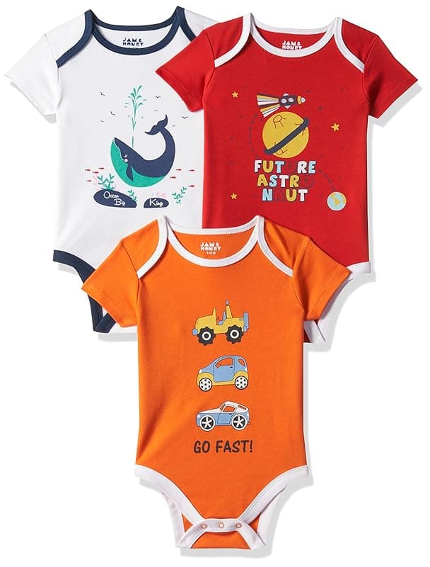 Amazon Brand - Jam &amp; Honey Baby-Girls Romper