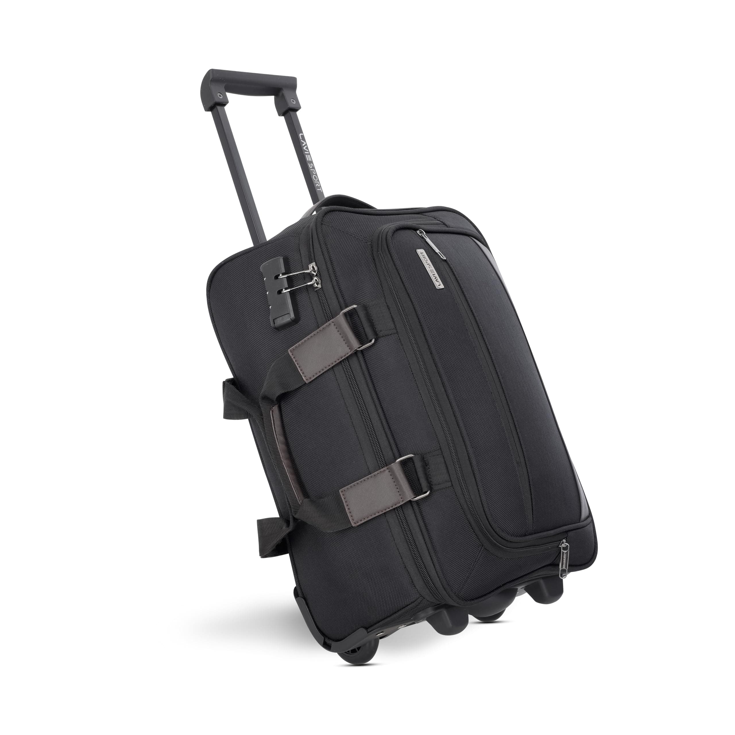 Lavie Sport 45 cms Matrix Wheel Duffle Bag | Laptop Compatiable and Combi Lock